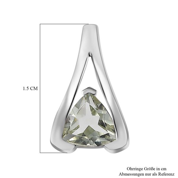 AA Prasiolith Ohrringe - 1,43 ct. image number 5