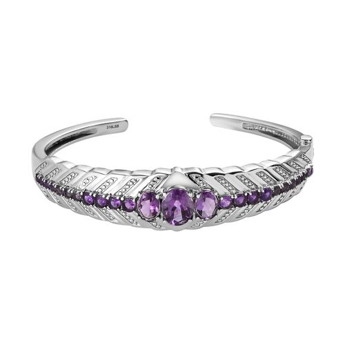 AA Mashamba Amethyst Armreif, 19cm - 6,96 ct. image number 0