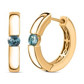 Blaue Zirkon-Ohrringe - 0,78 ct.