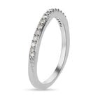 Diamant Ring 925 Silber platiniert  ca. 0,21 ct image number 4