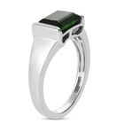 Natürlicher Chromdiopsid Ring 925 Silber platiniert  ca. 1,91 ct image number 4