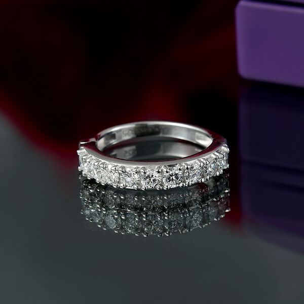 LUXURIANT SI Labor Diamant Ring, 925 Silber rhodiniert - 1 ct. image number 1