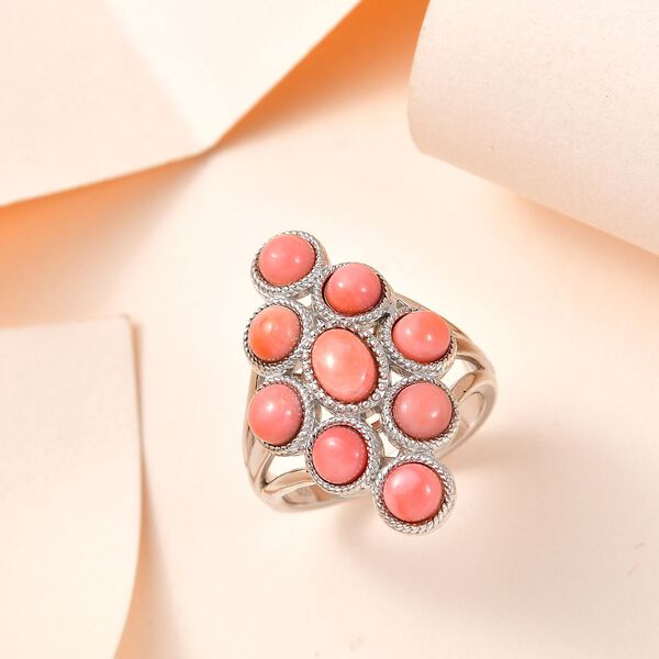 AA Oregon Sunrise Pfirsich Opal Ring - 2,14 ct. image number 1