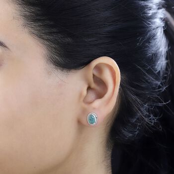 Sierra Nevada T&uuml;rkis Ohrringe - 1,64 ct.