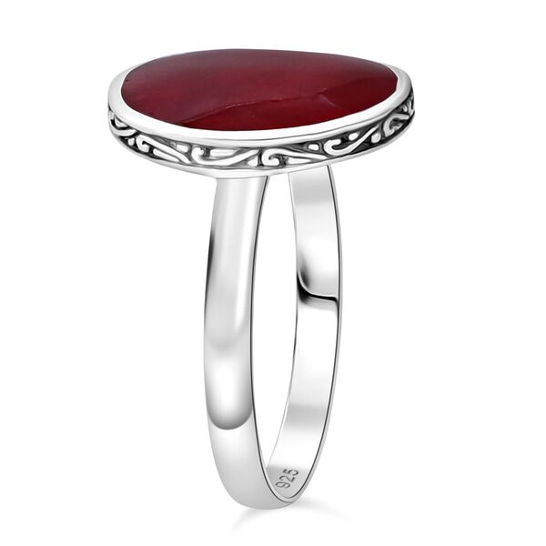 Koralle Ring 925 Silber (Größe 16.00) ca. 0,01 ct image number 4