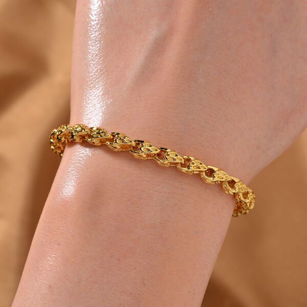 Designer Insipiriert Armband, ca. 19 cm, ca. 12g, goldfarben image number 1
