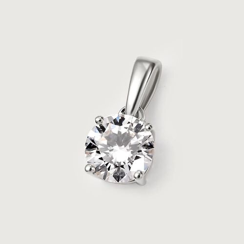 LUXURIANT DIAMOND- SGL zertifizierter VS-EF Labor Diamant Anhänger in 585 Weißgold - 1 ct. image number 2