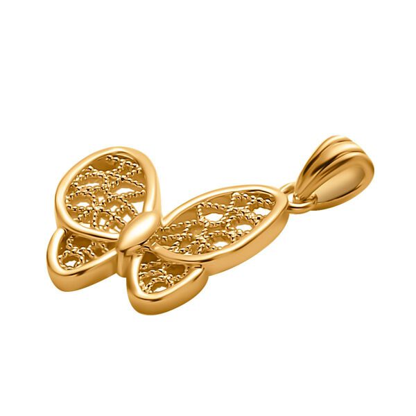 Schmetterlingsanh&auml;nger in 750 Gold image number 4