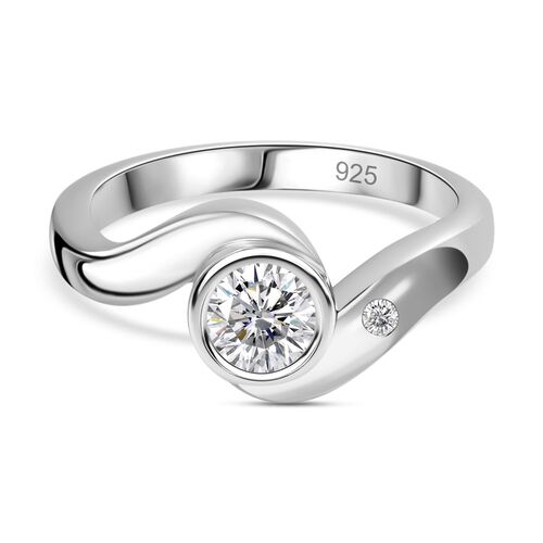 Moissanit Ring, ca. 0,46 ct image number 0