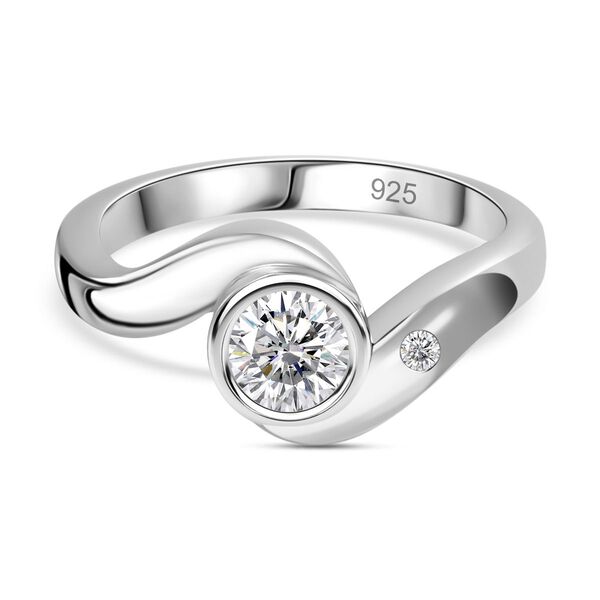 Moissanit Ring, ca. 0,46 ct image number 0
