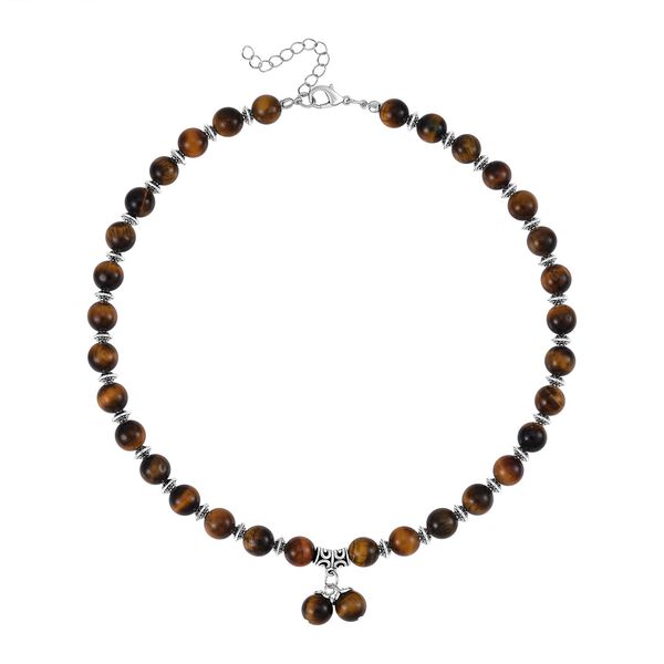 Gelbes Tigerauge Schmuckset  Legierung Antik-silber-Plattierung ca. 300.00 ct image number 3