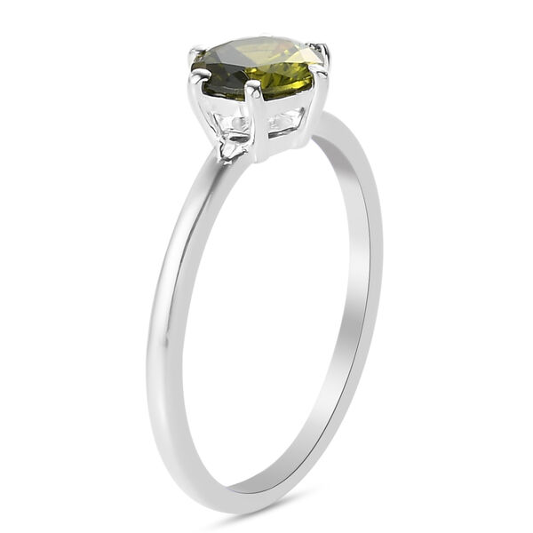 3er-Set LUSTRO STELLA Peridot Zirkonia Ring, Ohrstecker und Anh&auml;nger 925 Silber image number 4
