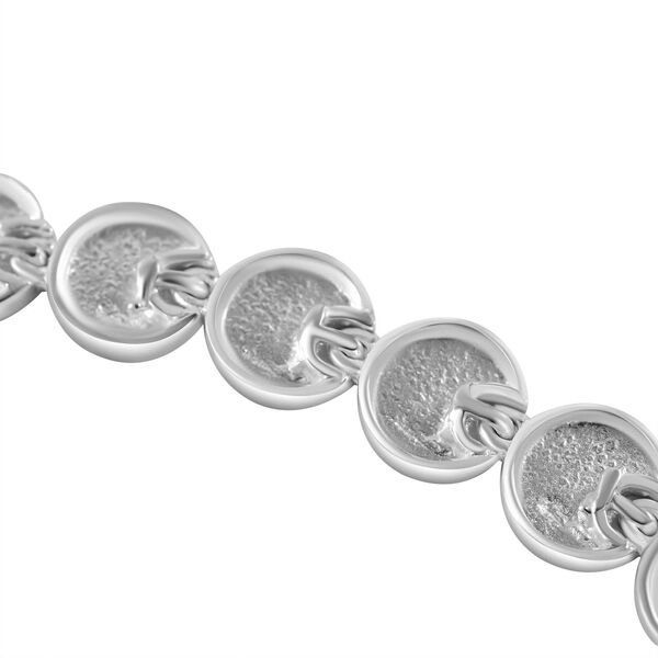 Scheiben-Halskette in 925 Silber, 50cm image number 3