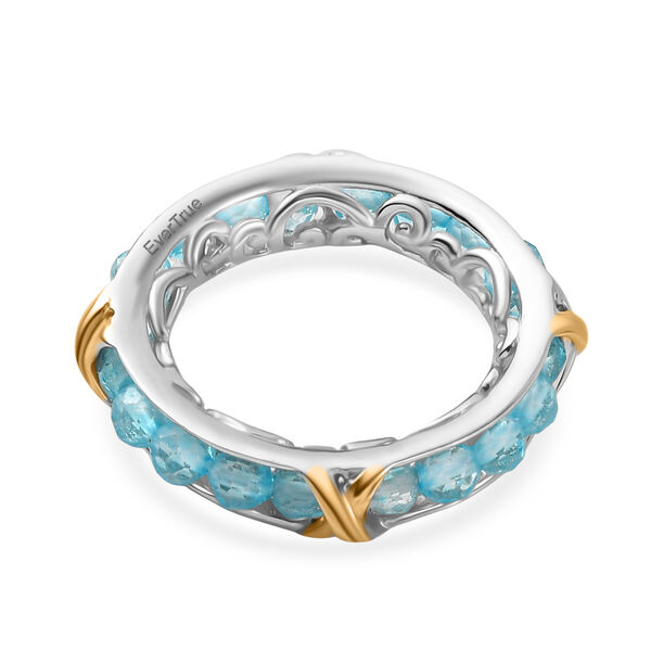 EverTrue AA blauer Apatit Ring - 3,88 ct. image number 5