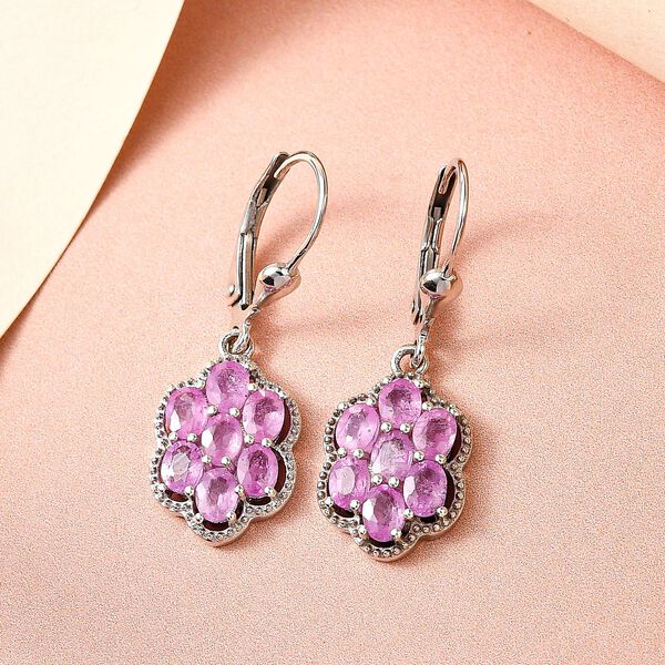 Ilakaka Rosa Saphir-Ohrhänger - 3,40 ct. image number 2