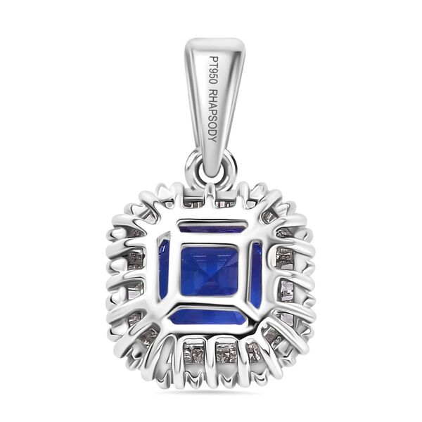 RHAPSODY AAAA Tansanit und VS Diamant Anhänger in 950 Platin - 2,23 ct. image number 6