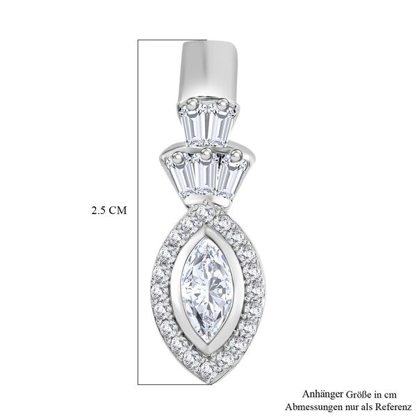 J Francis gefertigt mit SWAROVSKI- Swarovski Zirkonia Anhänger image number 6