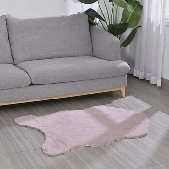 Superweicher Teppich, 1200 GSM, echtes Anti-Rutsch-Material, 60 x 90 cm, Rosa