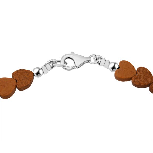 Bild Jasper Halskette ca. 45 cm 925 Silber ca. 63.50 ct image number 4