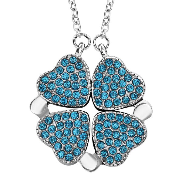 Amazonit und hellblaues Kristall 2-Wege-Schmuckset image number 5