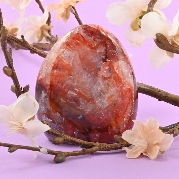 Heated H&auml;matoid-Quarz Figurine - Medium ca. 1755 cts. image number 1