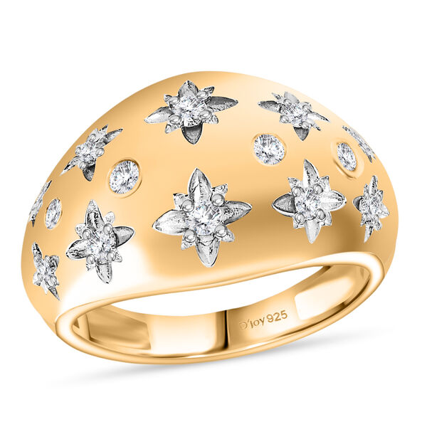 D'Joy Moissanit Ring, 925 Silber platiniert - 0,32 ct. image number 4