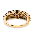 AAA Orissa Rose Granat Ring, 925 Silber vergoldet (Größe 18.00) ca. 2.30 ct image number 5