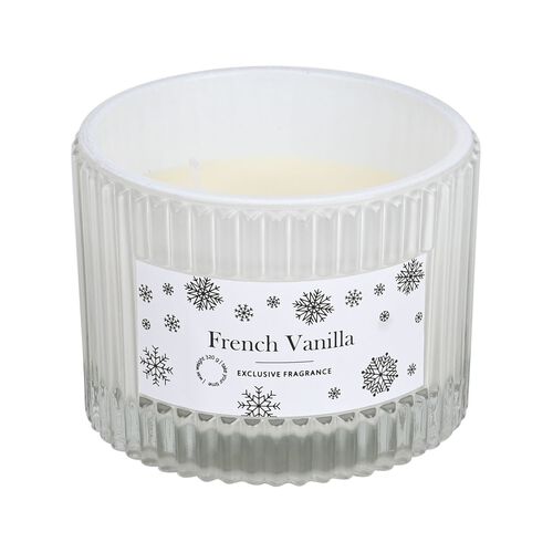 Premium Duftkerze – Französische Vanille, 280 g, 50h Brenndauer image number 0