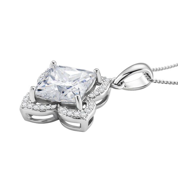 D'Joy Moissanit Schmuckset ca. 45 cm 925 Silber rhodiniert ca. 5,77 ct. image number 4