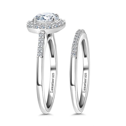 LUXURIANT DIAMOND - Lab Grown Diamant SI Schmuckset 925 Silber rhodiniert (Größe 18) ca. 1.50 ct image number 4