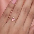 Natürlicher Blush Turmalin-Ring, 925 Silber Roségold Vermeil  ca. 0,53 ct image number 2