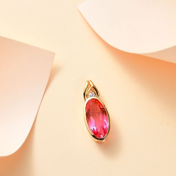 Sunset Triplett Quarz Anhänger, ca. 3,56 ct. image number 2