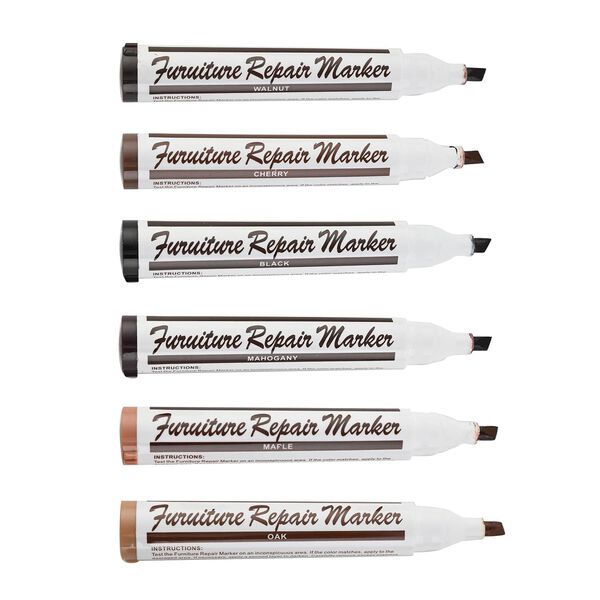 M&ouml;belreparatur-Set aus 12 Teilen, 6 verschiedene Farben image number 1