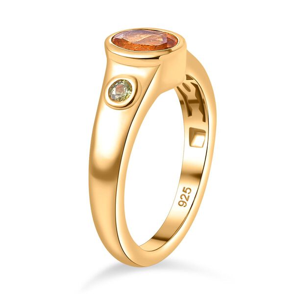 AA Spessartin Granat und Demantoid Granat Ring - 1,14 ct. image number 7