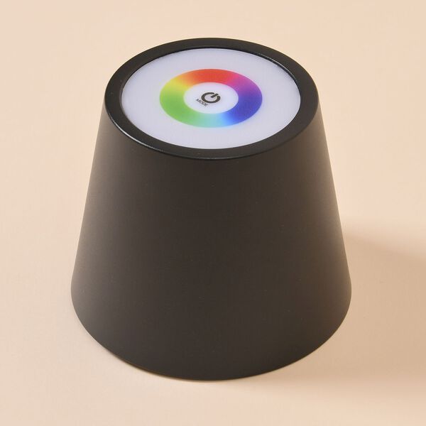 Kabellose Stehlampe mit Touch-Steuerung, Schwarz, 18x118 cm image number 9