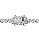 Diamant Halskette, ca. 50 cm, 925 Silber platiniert ca. 2.00 ct image number 4