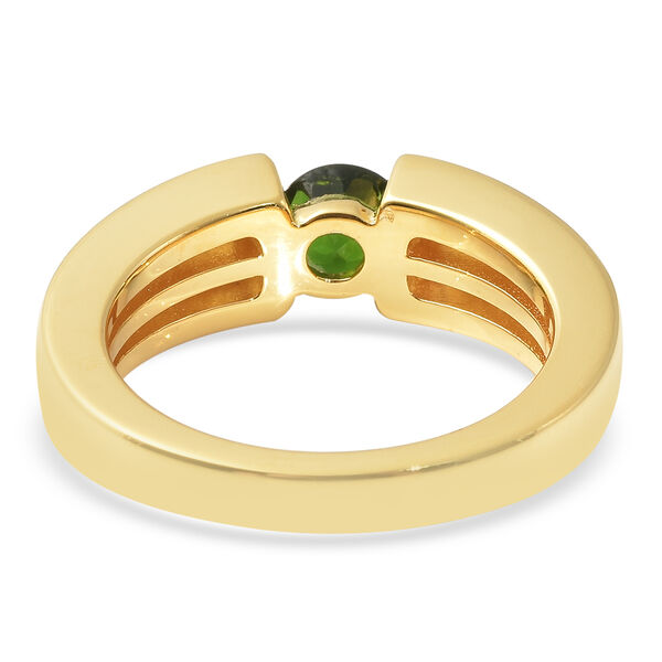 Natürlicher Chromdiopsid-Ring image number 5