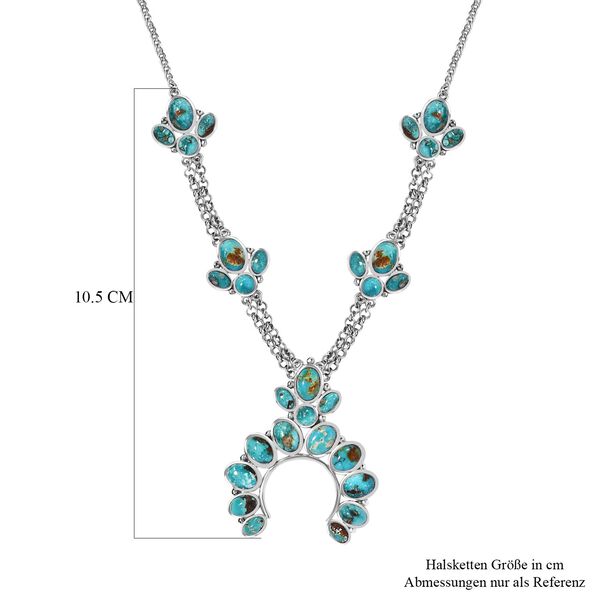 Sierra Nevada Türkis 45cm Halskette - 15,81 ct. image number 5