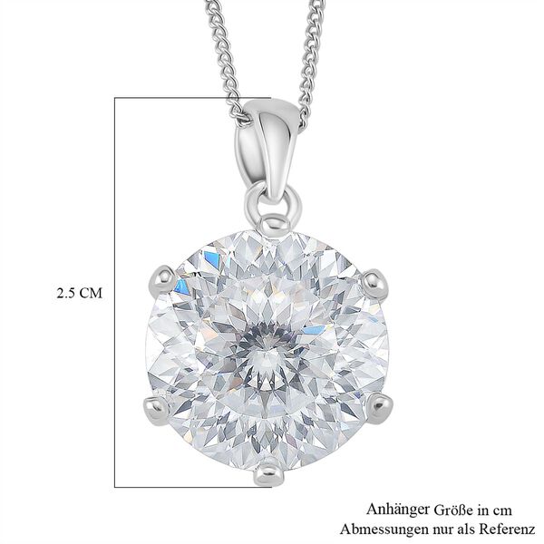 D'Joy Moissanit Anhänger mit 45cm Kette - 11,10 ct. image number 6