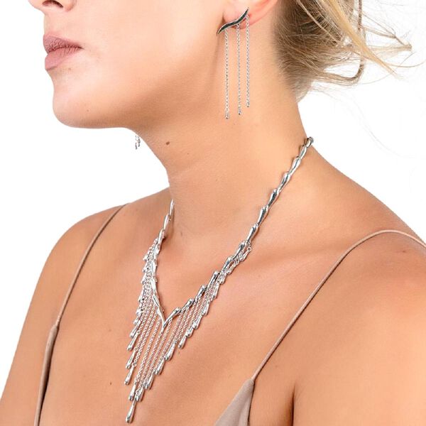 Lucy Q Drip Wasserfall Halskette image number 2