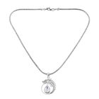 Moissanit Halskette ca. 50 cm 925 Silber ca. 1,34 ct.