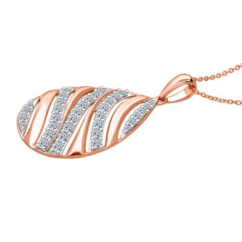 LUXURIANT DIAMOND - Lab Grown Diamant SI-GH Schmuckset, 925 Silber 750 Roségold Vermeil ca. 1,00 ct. image number 1