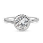 LUSTRO STELLA Weißer Zirkonia Ring 925 Silber platiniert (Größe 17.00) ca. 2,05 ct image number 0