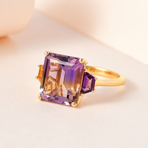 AAA Ametrin, afrikanischer Amethyst und Citrin-Ring - 6,87 ct. image number 2