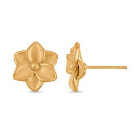 Florale Ohrringe in 750 Gold