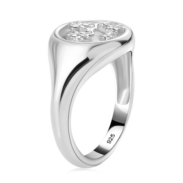 Siegelring, 925 Silber rhodiniert image number 5
