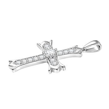 EverTrue Moissanit Anh&auml;nger in Silberton - 1,18 ct.