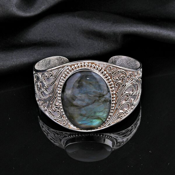 Royal Bali Kollektion - Labradorit Armreif - 72,22 ct. image number 1