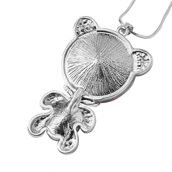 Mehrfarbiger Kristall Halskette ca. 60 cm image number 4