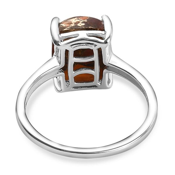 Feueropal Matrix-Ring, 925 Silber  ca. 2,66 ct image number 6